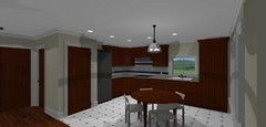 Square House Plans 1055 sq.ft. two bedrooms with FREE SHIPPING