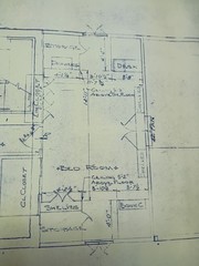 Vtg 1964 Mid Century Modern House Blueprints Professional Owner Architect 1964