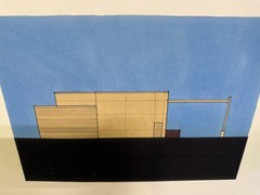 Modernist Architectural Elevation Prints Set of 7 Large 30×40 Paper Drawings