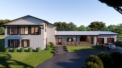 York Creek Barndominium Plan: – 4 Bedrooms / 3. Baths 3,395 SF Design Blueprints