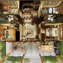 Container house plans – 4 bedrooms – 2 bathrooms – Digital PDF File