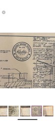 vintage set of 7 blueprint sheets from nationwide plan book company