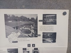 VTG 1950s Ranch Modern U Shape MCM Good Housekeeping House Floor Plan Barkhorn