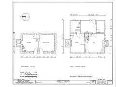 Small Colonial home, Saltbox style Sowell Cottage, 1830s, 2-3 bedrooms