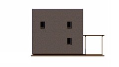 22’x38’ 2 Beds, 1 Bath Small A-Frame Cabin Architectural Build Plans PDF.