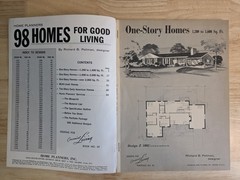 1967 Home Planners 98 Homes For Good Living