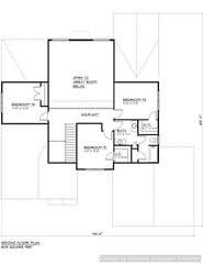 Full Set of two story 4 bedroom house plans 2,950 sq ft