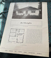 Floor Plans Book Town Country Homes 1950s Wharton 160-210 Clarington 559-595