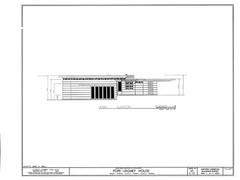 Pope House, a Frank Lloyd Wright Usonian Home, 2 bedrooms, architectural plans