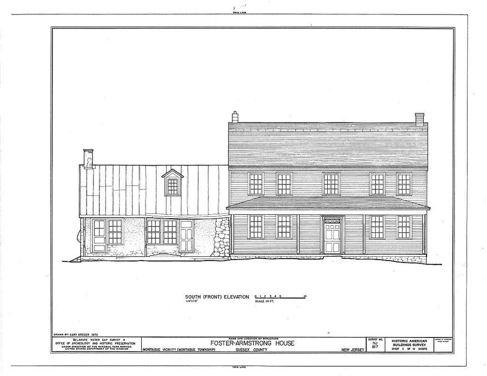 Dutch Colonial gambrel roof house plans, big porch, detail drawings, 4+ bedrooms