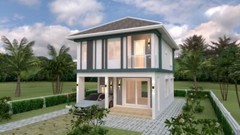 22×30 Feet Small House Plans 6.5×9 Meter 3 Beds 2 Baths Hip Roof (A4 Hard Copy)