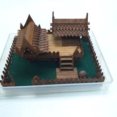 Thai Handmade Wood Antique house designs For Creator House Model Floor Plan