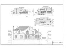 Full Set of two story 4 bedroom house plans 4,050 sq ft