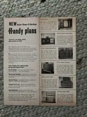 Catalog Of Better Homes And Gardens Handy Plans 1954