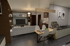 1-Bed Garage Apartment Building Plan 8,5 x 10 Meters