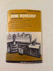 Vintage 1970 How to plan and Build a Home Workshop Booklet by Donald R. Brann