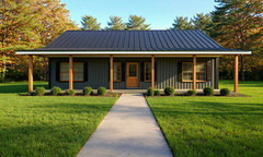 1,250 Sqft (Living) Modern Farm House with – 3 Bd, 2 Ba,