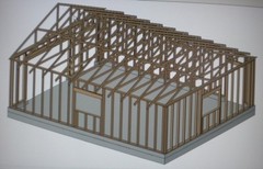 PERMIT READY 20′ x 24′ GARAGE PLAN DRAWN TO SCALE BLUEPRINTS AND MATERIALS LIST