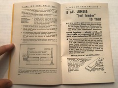 1937 The Low Cost Dwelling Booklet- Construction Ads and Building Techniques