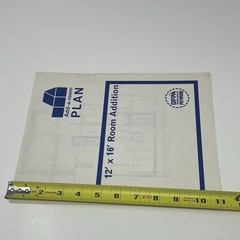 1950’s Add A Room Plan 12 x 16 House Addition Plan Blueprints Home DFPA Plywood