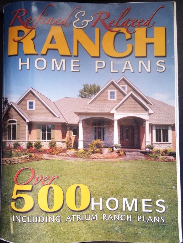 Refined & Relaxed RANCH HOME PLANS – Over 500 Homes – 480 Pages – FAST Shipping!