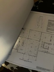 Complete Construction Plans PDF for residence or cabin 1024 SF 2BR 1B 1/4″ Scale