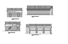 24’X36-GARAGE PLAN WITH DECK ABOVE FLAT ROOF DECK PLAN 20-2436-DECK-8 26