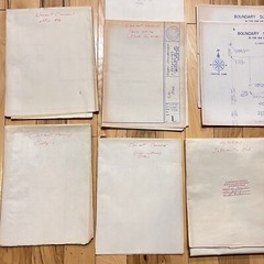 Various Blue Prints Residential Plot Sewer Site Plan Architect Road Improvement
