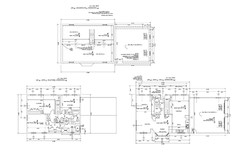 HOUSE PLANS COLONIAL PLANS 1850 SF 3BR-2.5B-2 CAR SMALL COLONIAL PLAN #18017