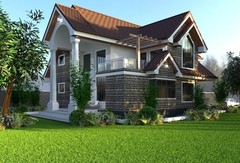 Two-Storey Modern Villa House Plan | 5 Bedroom