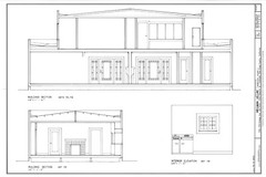 Small Home Designs, Mission Style Bungalows, stucco, PRINTED architectural plans