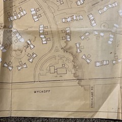Vintage Blue Print Housing Plan For Retirement Community VILLAGES , NJ