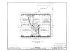 Gambrel Roofed Colonial New England Home, wood framed, PRINTED home plans