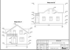 Construction Drawings/ DESIGN / PLANS / Frame house Miias-145.