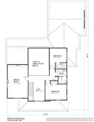 Full Set of two story 4 bedroom house plans 2,841 sq ft