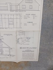VTG Big House on A Little Budget MCM 1950s Good Housekeeping Floor Plan Ranch