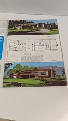 VTG 100 Multi-Level Hillside Home Plans Design Catalog Blueprints 1972 MCM