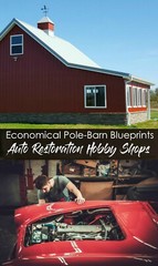 17 Workshop and Studio Barn Plans – Complete Pole-Barn Construction Plans (S4)