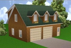 24×32 Garage Apartment Plans Package, Blueprints & Material List