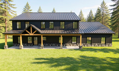 2 Story Country Loft Plan: 3,159 (Living) Sqft, 5 Bed – 2.5 bath – 4-Car Garage