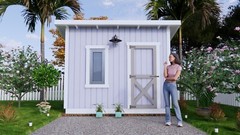 10×10 Lean to Shed Plans (A4 Printed Plans will send to your home)