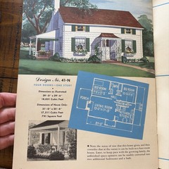 Vintage 40s 50s MCM Mid Century Home Designs House Plans Catalog Small Homes