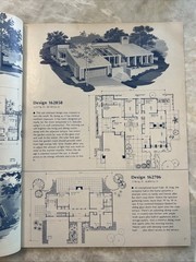 125 Contemporary Home Plans Home Planners, Inc 1982 Vintage