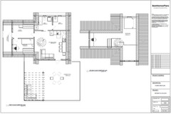 42’x49’ 2 Beds 1 Bath Small A-Frame Cabin Architectural Build Plans PDF Download