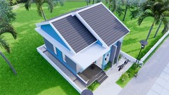 Custom Small House Plan 20×27 Feet 6×8 Meter 2 Beds 1 Bath PDF (A4 Hard Copy)