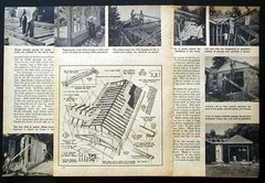 14’x24′ 1 car Garage Wood frame 1957 How-To build PLANS