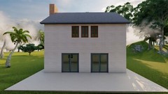 Two-Story 2-Bedroom Home Building Plans | 30’x28′ | 1200sqft | DIY Blueprint