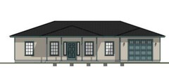 House Plans 1319 sq.ft. two bedrooms and offce space. FREE SHIPPING