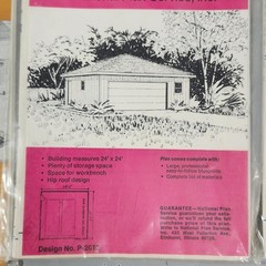 National Plan Service DIY Build Yourself Design 6 Blueprint Lot Home Improvement