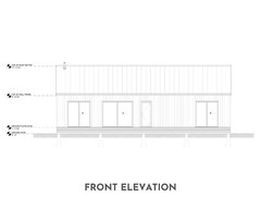 Modern Cabin House, 20′ x 44′, 880 Sq Ft, Tiny House, Architectural Plans